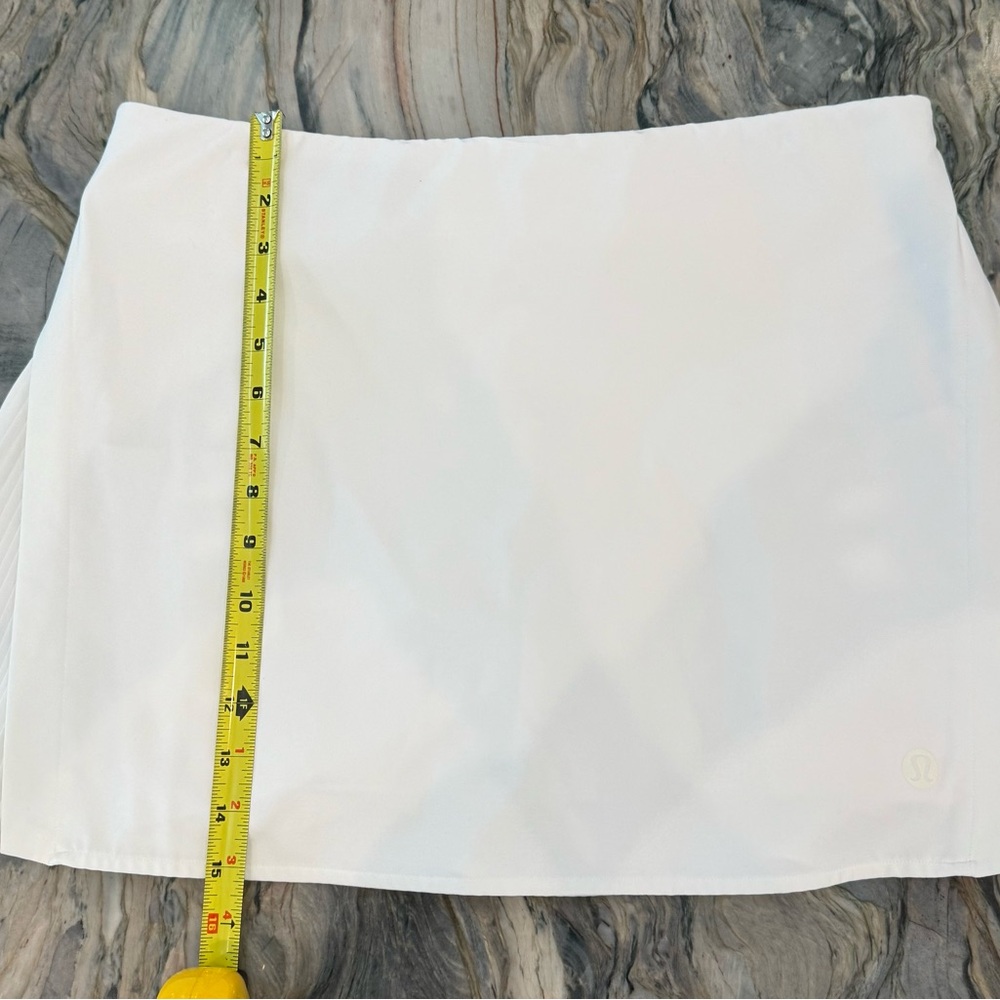 Lululemon White Tennis Skirt